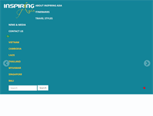 Tablet Screenshot of inspiring-asia.com